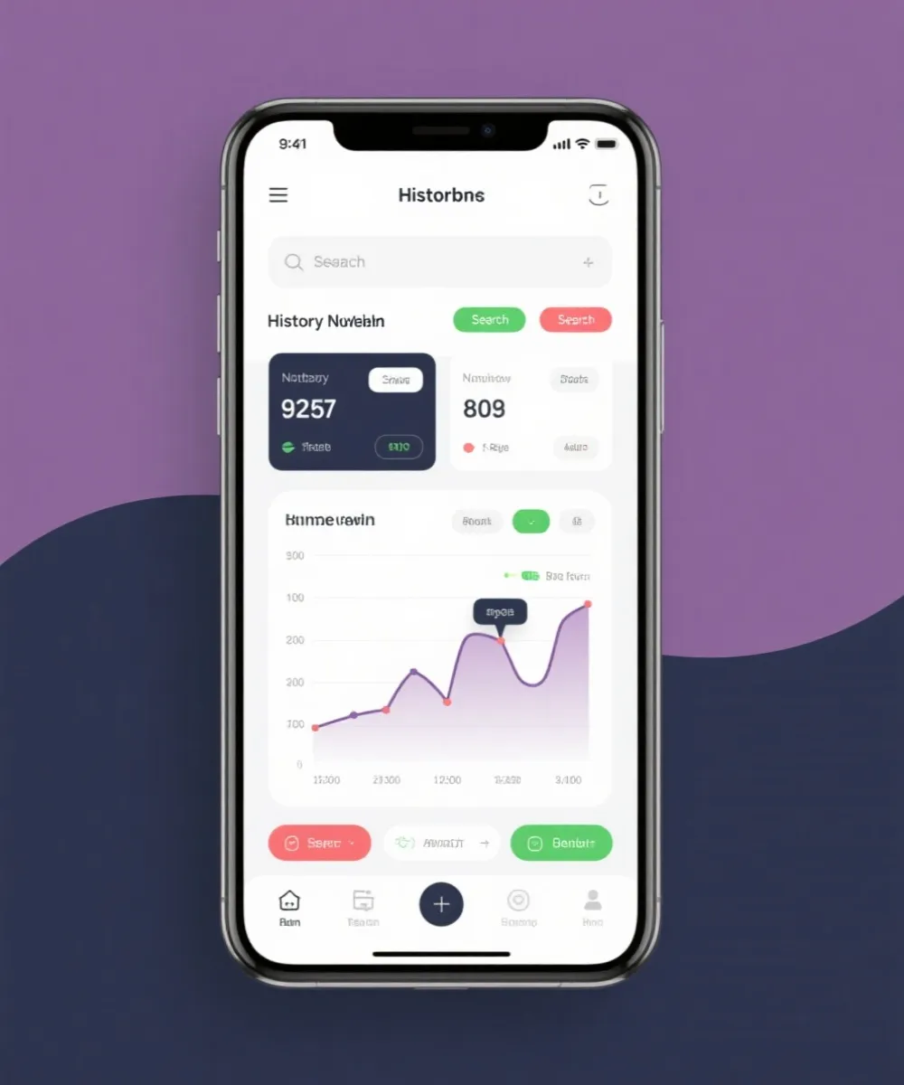 历史开奖结果查询与走势分析移动端示意图